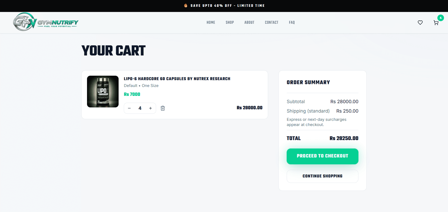 GymNutrify - Gym Products E-Commerce Platform detail 5
