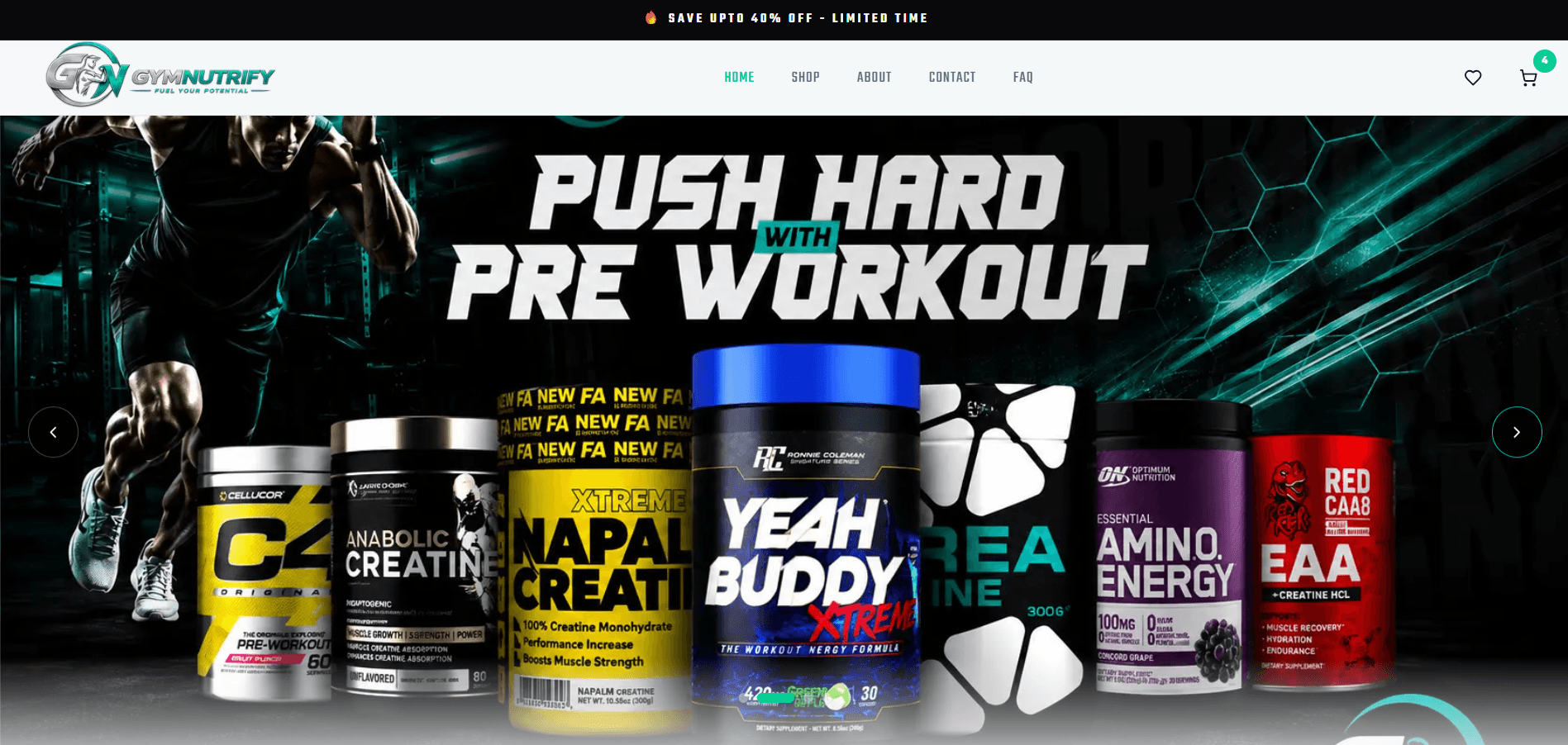 GymNutrify - Gym Products E-Commerce Platform detail 2