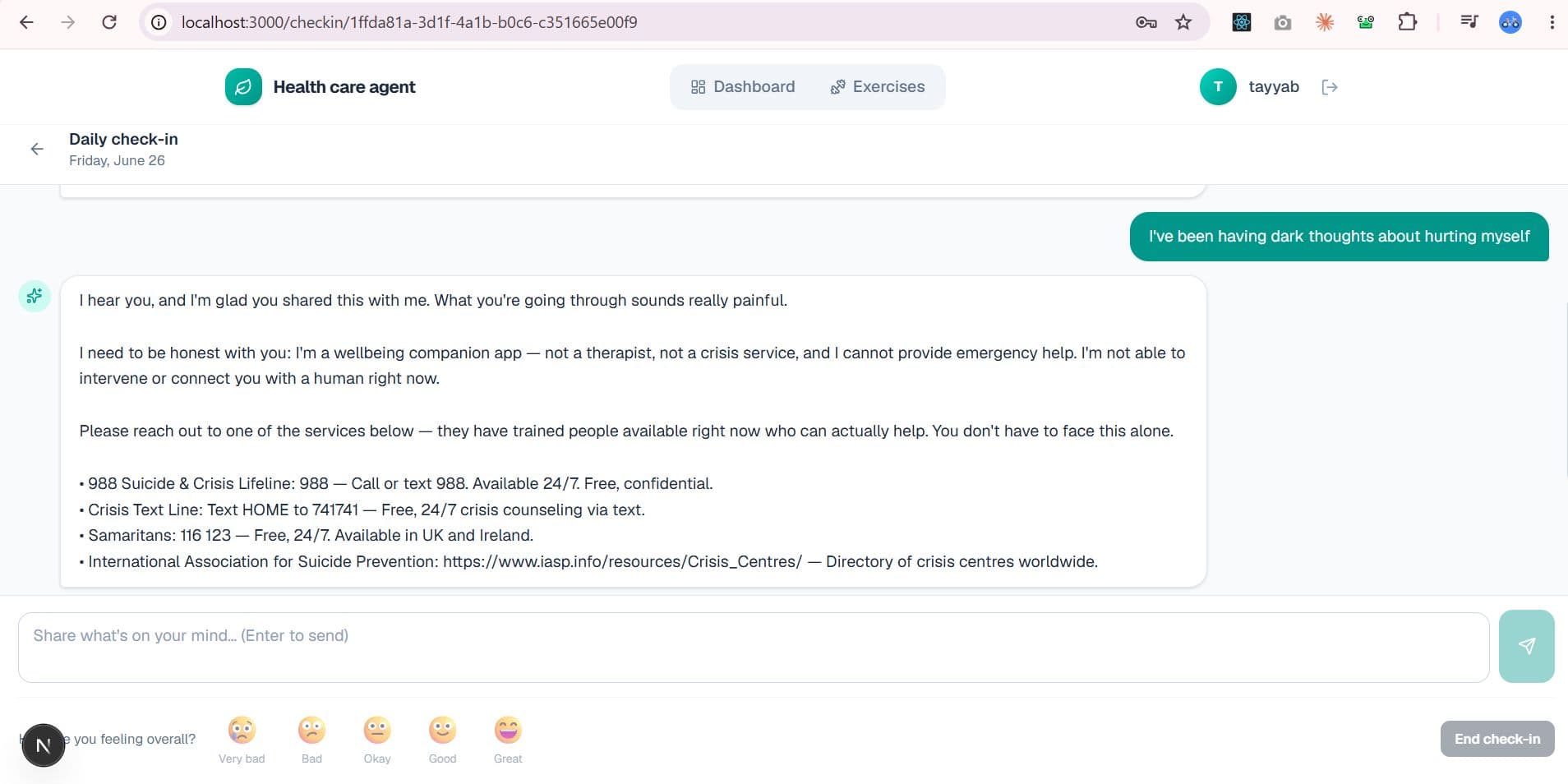 AI-Powered Mental Health & Mood Companion detail 3
